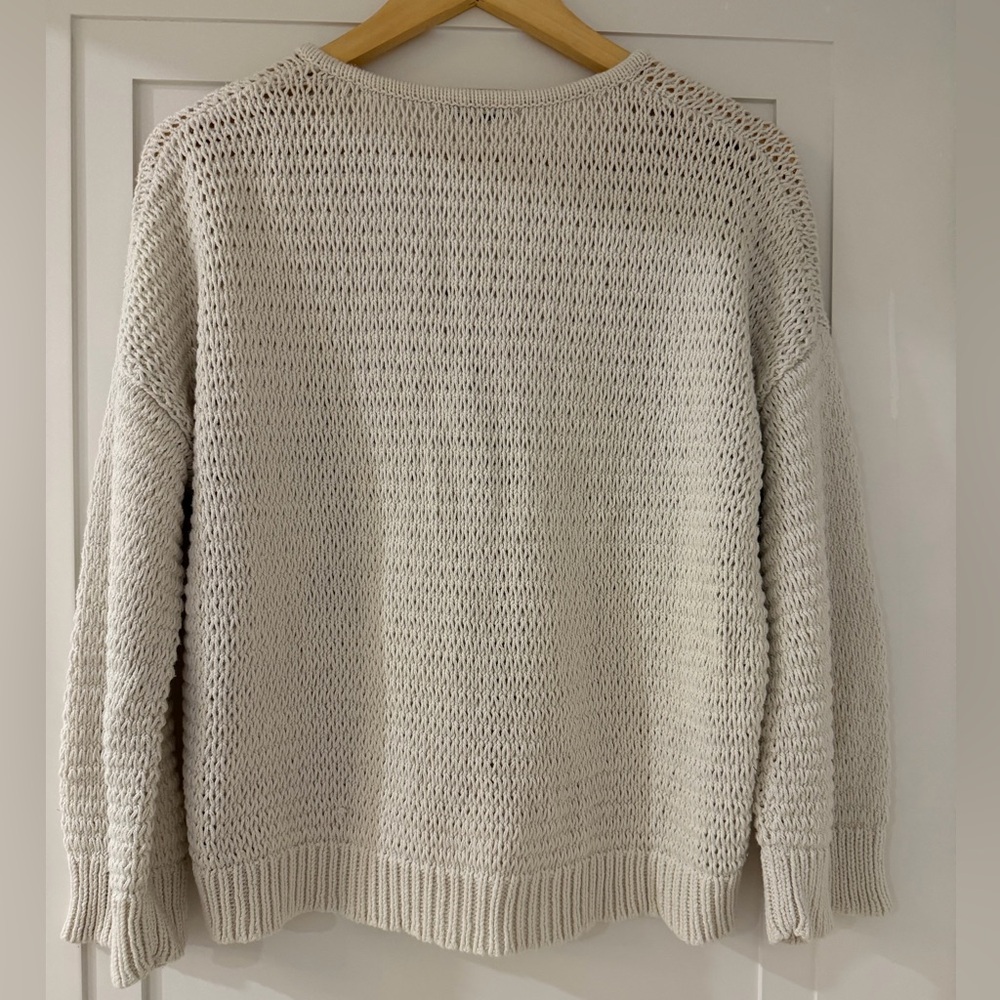 Madewell Breezeway Pullover Sweater V-Neck Knit - Picture 8 of 11